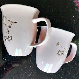 Two Zodiac coffee cups